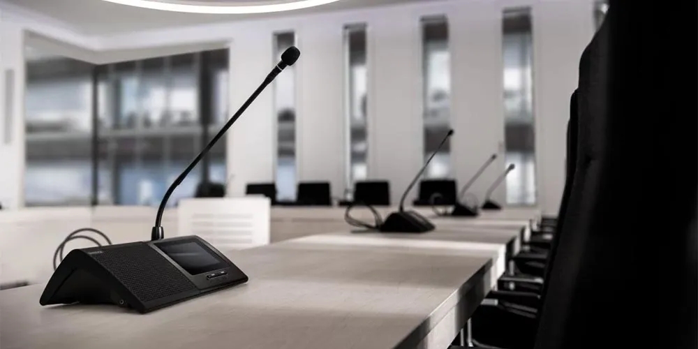 MXC Conferencing equipment in a conference room