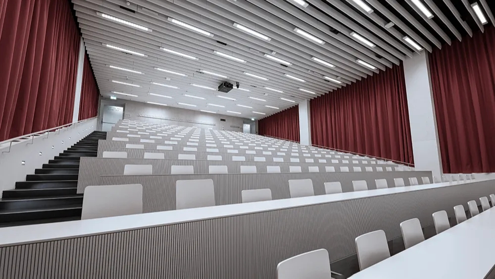 Auditorium view from the side